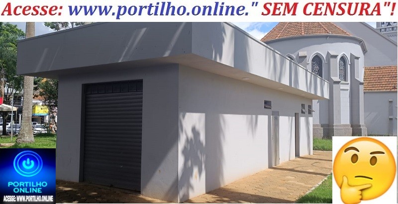 👉🧐🤢🤮🤧🛠🚿🚽🛁🛀Com as licitações dos “caixotes” da praça… e os banheiros públicos, quem vai cuidar?