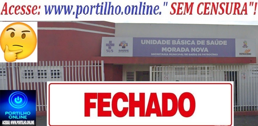 👉🧐📢🤔🩺🩻🩸💊🧬💉🚑Reclamações: Pacientes do posto de saúde do bairro Morada Nova criticam falta de consideração — “o postinho estava fechado!”
