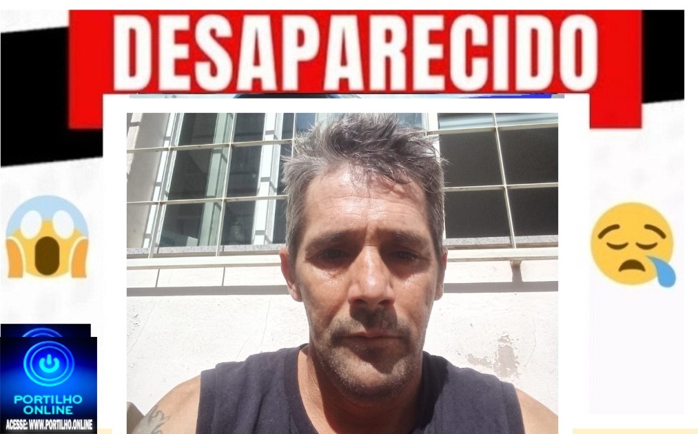 👉📢🔎🕵🔍🚨🚒🚓🚔👀🙌🗣😮🤔DESAPARECIDO: Renato Barbosa, 45 anos.