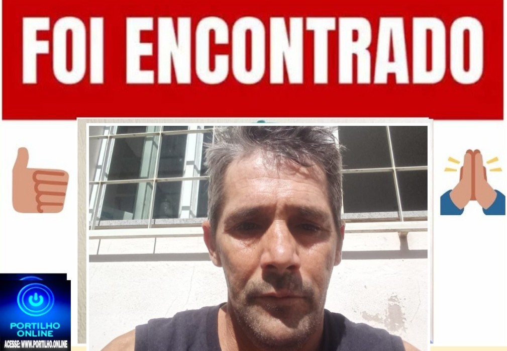 📢👉👀🧐🤔👏👊🙌🙏ENCONTRADO:  Renato Barbosa, 45 anos