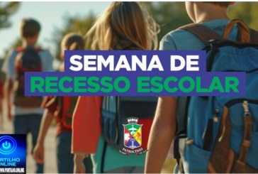 👉🤝👏🙌✌️🫵Uma semana de ” saco cheio”👍👏🎒🎒🏫Governo Municipal divulga programação da Semana de Recesso Escolar