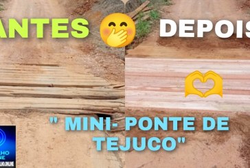 👉👏🫵👀🤭👍🙌Ponte do Tejuco. Após ser mostrado aqui no site. Ficou 9vinha de novo 🫵. Parabéns 👏 🎈 