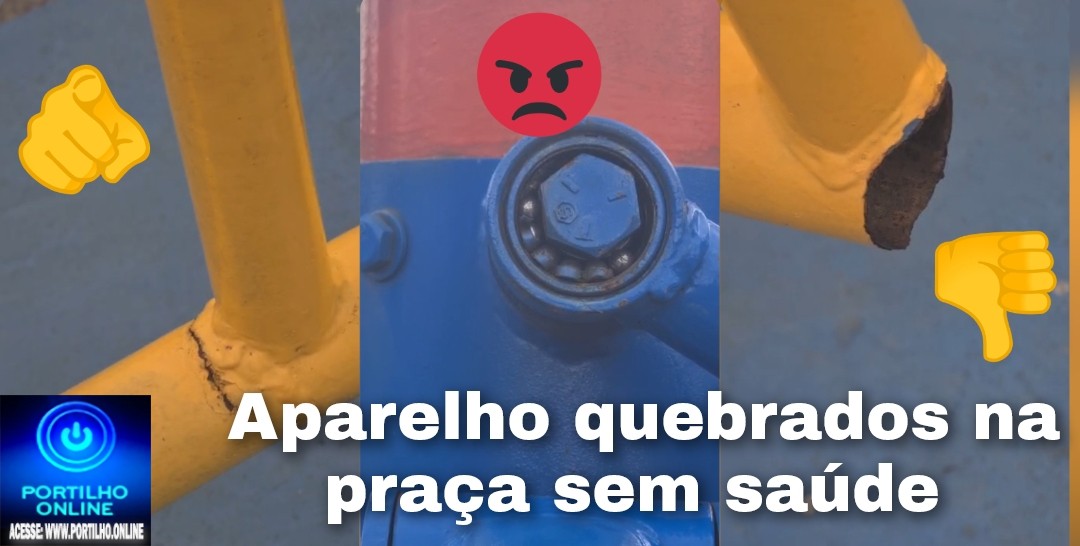 📢😡👉🚒PRAÇA 100- SAÚDE – BAIRRO MORADA NOVA.ESTÁ  OS BRINQUEDOS TODOS PRECISANDO DE REPAROS