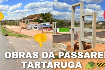 👉🚧👊🫵🛑🚥😡👎👀🗣️Obras da Passarela: paradas ou a passos de tartaruga  