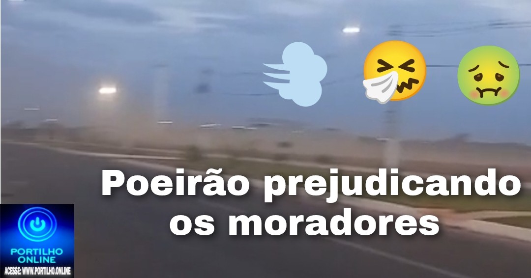👉😡😱🤮🤢😷💨🌬🩻🩺🩹💊Poeira em torno do Hospital do Câncer de Patrocínio prejudica moradores