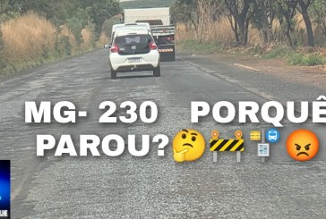 👉🫵😡🤔🚧🚦🚏Estrada 🛣 👎 😡 🛣 👎 Portílho as Obras da MG-230 estão paradas desde sexta-feira população cobra explicações do DER-MG