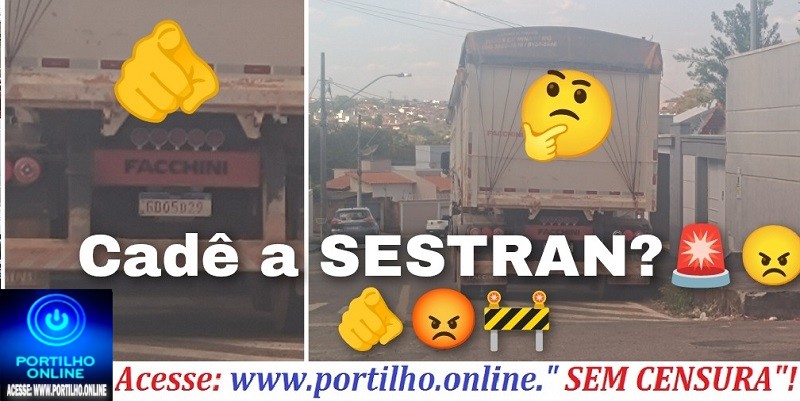 👉🚨 Carreta bitrem estaciona em cima da faixa 😠🫵😡🚧🚔 moradores reclamam. Bairro dona Diva. Cadê a fiscalização da SESTRAN?