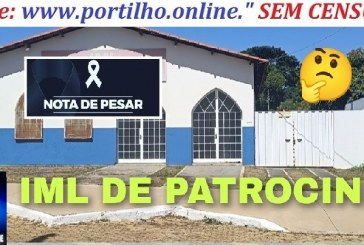 👉🌧️☂️🕯️⚰️🤔💙🤍 IML de Patrocínio ganha nova cor… e conserva as goteiras! ☔😅