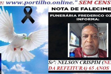 👉📢 😱😭😪⚰🕯😪 NOTA DE FALECIMENTO. FUNERÁRIA FREDERICO OZANAM INFORMA… Faleceu ontem em Patrocinio, o Srº: NELSON CRISPIM (NELSÃO DA PREFEITURA)  65 ANOS