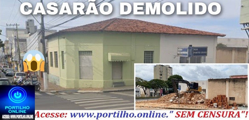 👉📢🤔🫣👀😱💥👀🚧💣Mais um casarão histórico é demolido em Patrocínio (MG)