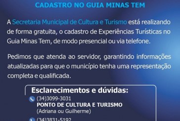 COMUNICADO ⚠️✅  CADASTRO GUIA MINAS TEM