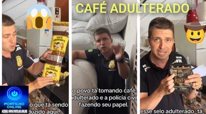 👉👀🚓🚔🔍😱🔎📢Café adulterado! Será que prendeu alguém de Patrocínio (MG) na cidade de Aparecida de Goiânia?