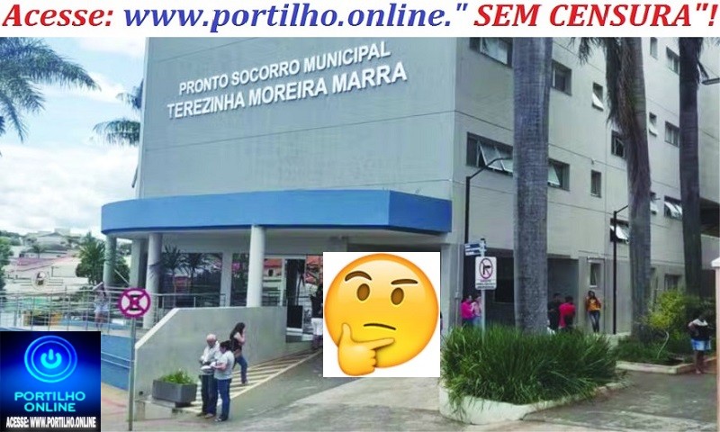 🏻 PRONTO SOCORRO⚖👿🚨🩺🩻🩸💊🧬💉🚑🩼😥Boa noite Portilho…Tem um caso que acontece com frequência no pronto socorro