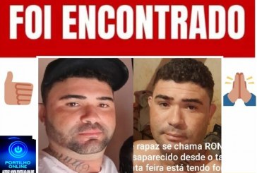📢👉👀🧐🤔👏👊🙌🙏ENCONTRADO:  Ronaldo Rodrigues da Silva, 34 anos