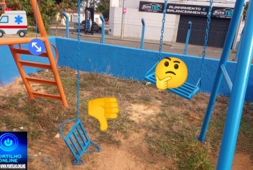 👉🚧🩹🛟👎👀🤔”Boa noite eles pintaram o parquinho do peuca sem arrumar as gangorra é brincadeira.