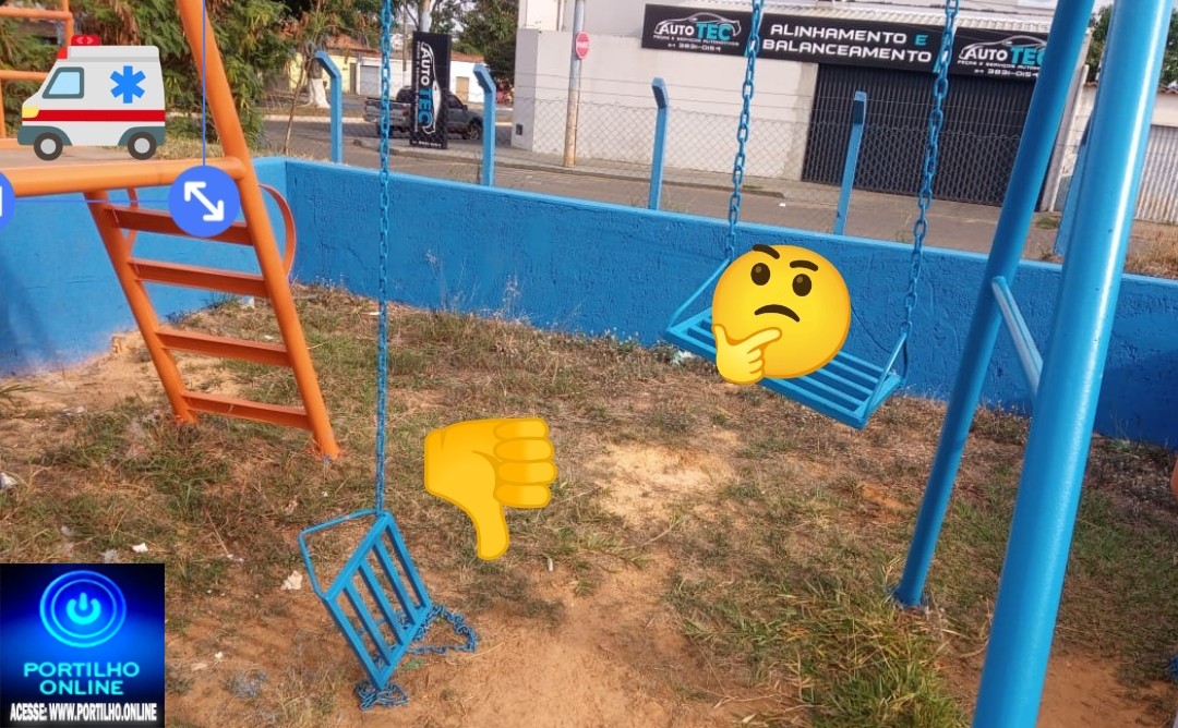 👉🚧🩹🛟👎👀🤔”Boa noite eles pintaram o parquinho do peuca sem arrumar as gangorra é brincadeira.