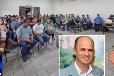 👉👍🤝👏 Notícias 📰🗞️ da prefeitura.. secretário da agricultura Odirlei Magalhães, durante reunião do CMDRS