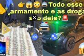 👉 ELE foi preso?😱😳🚔Todo esse armamento e as drogas são dele?🚨