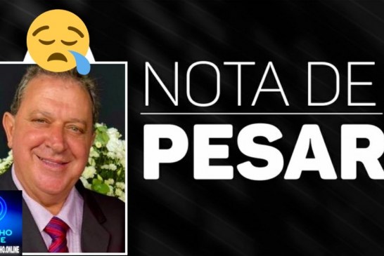 ⚰ 🕯😔😪👉 NOTA DE PESAR. 😱😭 😪⚰Sr. Hélio Alves Camargos idade: 63 anos