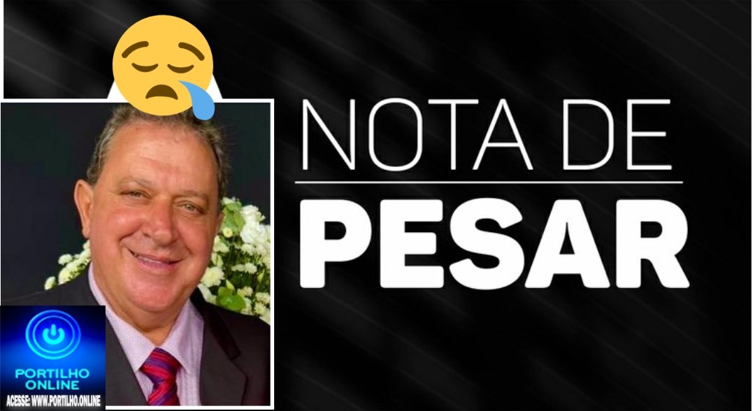 ⚰ 🕯😔😪👉 NOTA DE PESAR. 😱😭 😪⚰Sr. Hélio Alves Camargos idade: 63 anos