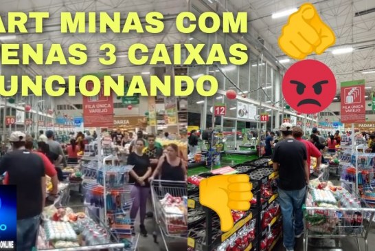 👉🫵😱😡👎👊👎🛒🛒🛒Reclamações sobre a falta de caixas no Mart Minas
