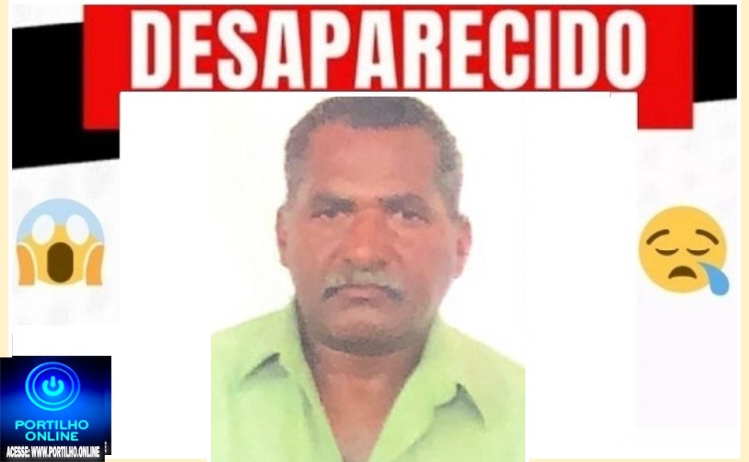 👉📢🔎🕵🔍🚨🚒🚓🚔👀🙌🗣😮🤔DESAPARECIDO: Abimael Alves de Oliveira de 57 anos.