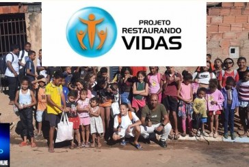 👉📢🙌🙏👏🤝Projeto Restaurando Vidas promove Natal Solidário no bairro Manoel Nunes