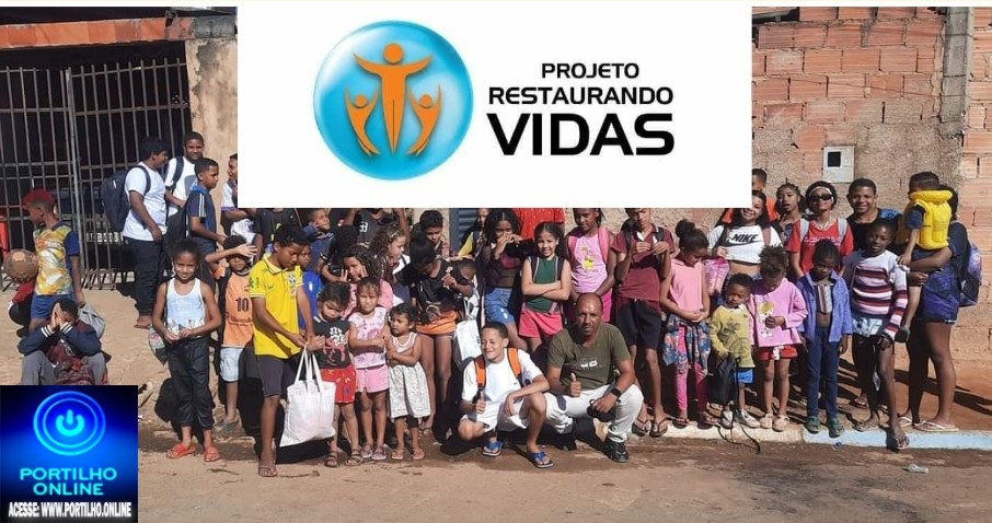 👉📢🙌🙏👏🤝Projeto Restaurando Vidas promove Natal Solidário no bairro Manoel Nunes