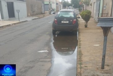 👉😡👊🫵👎✍️🚧Portílho, nos ajude! Água empoça na Rua Caetés, no bairro Carajás