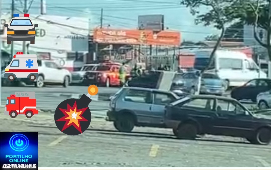 👉🚔🥂🛑🚥🏍️🫵😡🚨🚧🚑🚒Mais uma batida na rotatória do Posto Serra Negra