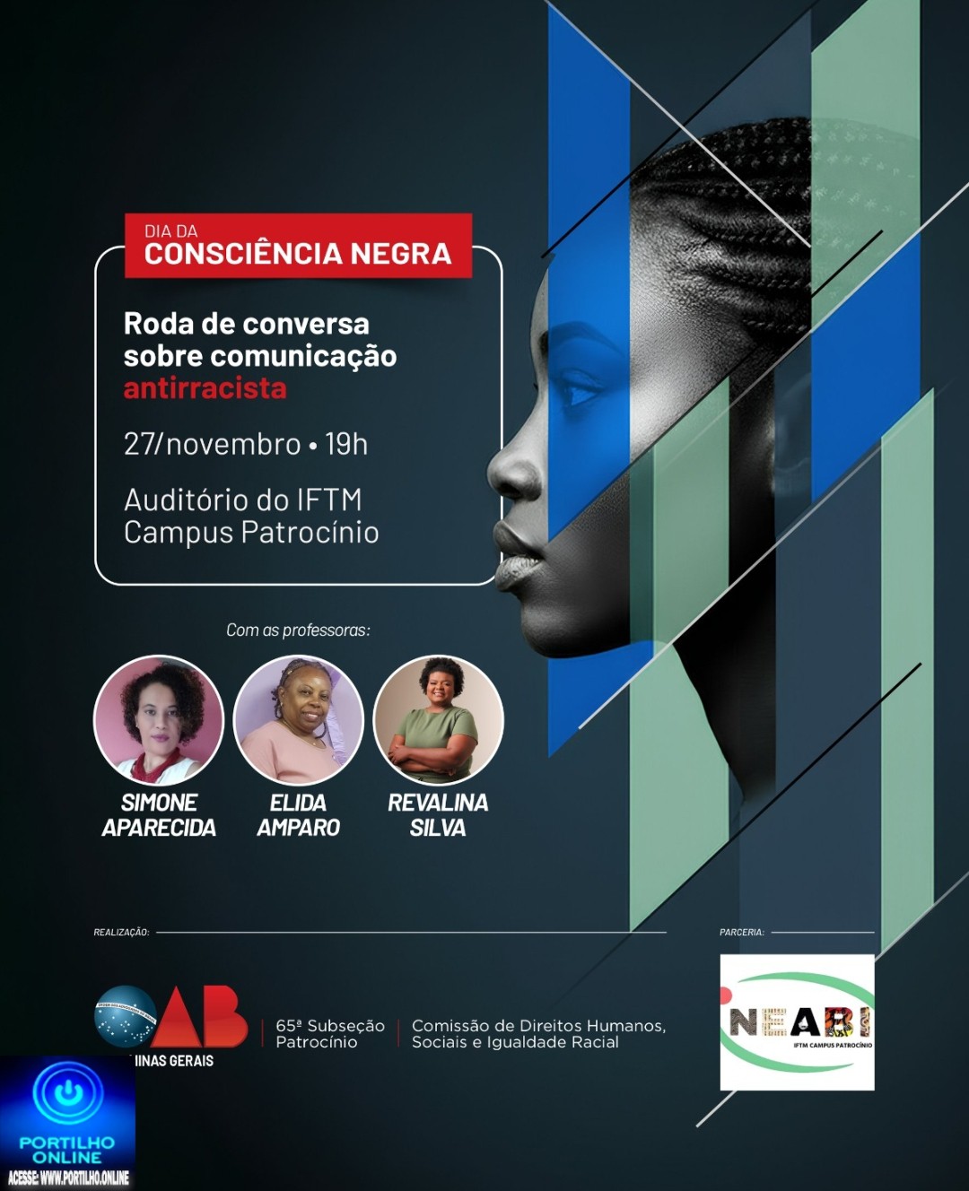 👉✍️👍⚖️👏🫵OAB Patrocínio e IFTM promovem roda de conversa sobre Comunicação Antirracista no Dia da Consciência Negra