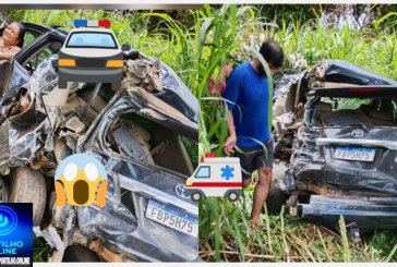  😱🚨🚧🛑🚦🚑🚒🚔GRAVE ACIDENTE NO TREVO DE SÃO JOÃO DA SERRA NEGRA NA BR-365