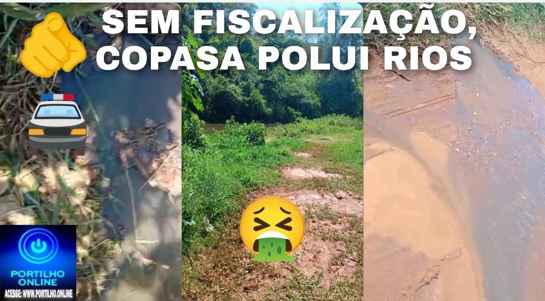 👉😡👎🦈🐟🤮🤢🤧💩Guimarânia: Portillho olha aí o Rio espírito santo recebendo Esgoto da Copasa ninguém faz cada.