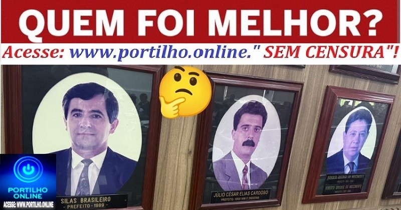 👉👀🤔🫵📢😱🫣🚨💸🛠️🏆🥇Análise histórica: quais ex-prefeitos marcaram época no município