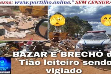 👉🫵🚨🛑🚏👊⚖️🚓🚔Após ser mostrado aqui no site, o ” bazar e brechó do Tião Leiteiro