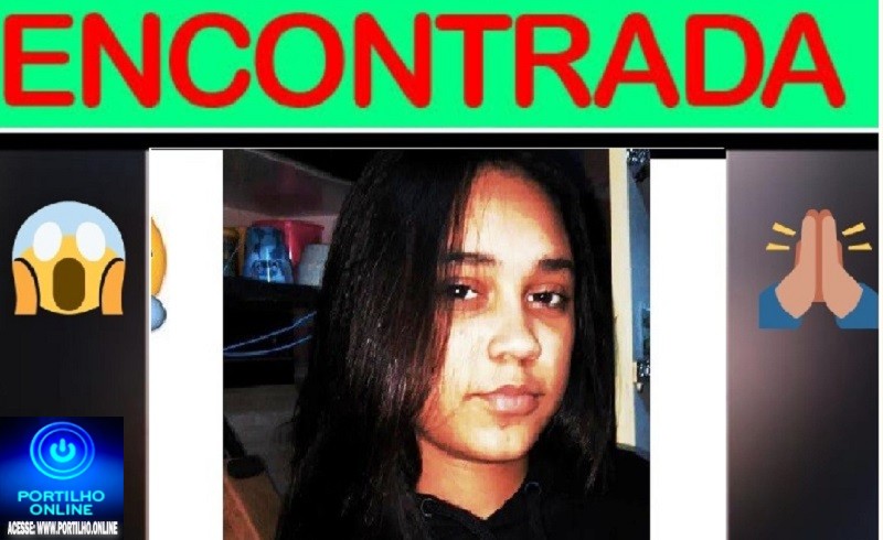 👉📢👍🙌🙌🙌👏🙏🤝👀👁ENCONTRADA!!!  :Nicolle, ela tem 17 anos de idade