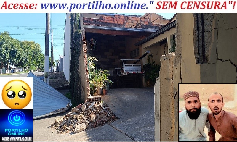 👉😡😠📢🤔🚧🐖🐽🐷Caminhão carregado de porcos derruba muro de residência