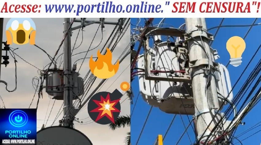 👉🚧😱💥🔥🚒🚨🧨FOGO NO POSTE! Oi Portilho, bom dia! Aqui na Faria Pereira tem um poste pegando fogo desde ontem ás 18h