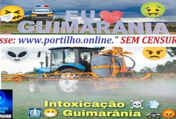 👉👎Cadê a polícia 🚓 🫵 Ambiental?😷💨Guimarânia contaminada 😡🚓🚑🗣🤮🤢☠👽💨🩺🩻Intoxicação por agrotóxicos e veneno mortais.