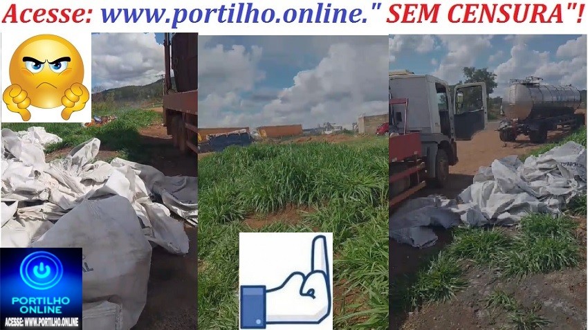 👉🚧😡😠🚔😱🚨🤢🤮🤧Lixão da empreiteira do asfalto entre Patrocínio e Coromandel está poluindo o solo.