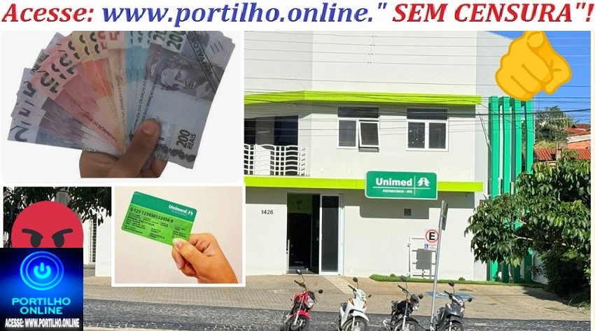 🩺🫵🩻DENÚNCIA ABUSO CONTRA PACIENTES DE PLANO DE SAÚDE EM PATROCÍNIO