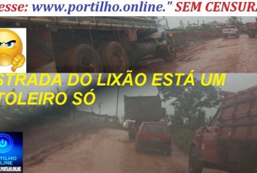👉🤔😡🗣🛑🚧🕳🧐🚓🚜🚛🚚🚕🚗Estrada do lixão está um caos, um verdadeiro atoleiro. Portilho vc podia vim ajudar nós aqui…