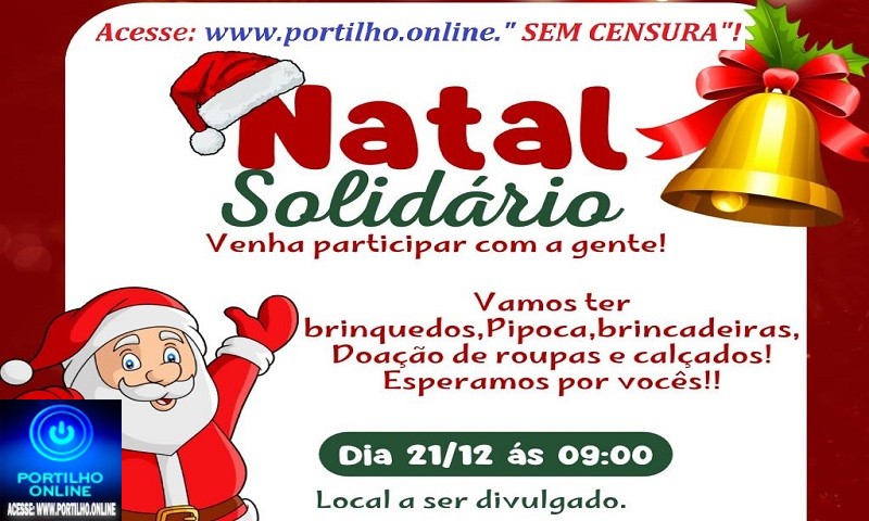 👉🙌👏👍🤝🤶🎅🎄✨🌟🎀🎉🎊Natal Solidário Em Guimarânia. Venha participar com agente!
