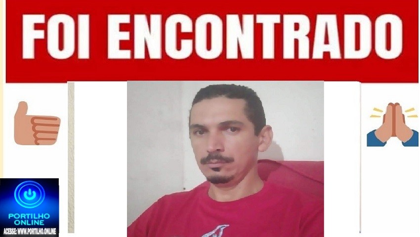 📢👉👀🧐🤔👏👊🙌🙏ENCONTRADO: João Bosco Andrade da Silva, 42 anos.