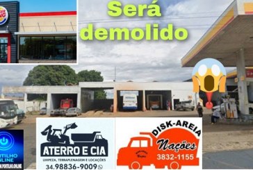 👉🫵🤔👍🙌🤝🚧⛽⛽🛢️Lavadores do tradicional Posto União serão demolidos no início da semana
