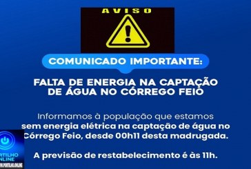 🌊💦💧☔🌞🔥😱✍👉📢DAEPA INFORMA…. PODERÁ FALTAR ÁGUA!!!