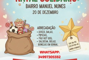👉✍️🌌🌠🎊🎉🎈🎆🧑‍🎄🧑‍🎄Natal solidário no Bairro Manuel Nunes será dia 20.