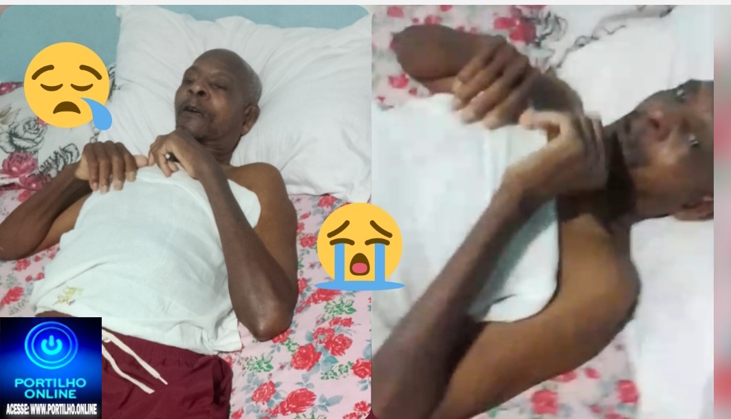 👉📢😡😥😒😮💨🩻🩺💊💉🦽🩼Portílho olha aí o sofrimento desse senhor Inácio Izabel Barbosa de 73 anos .