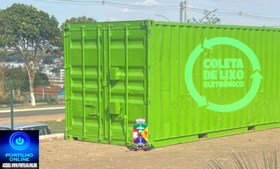 👉🗞️🫵👏✍️🤝Notícias da prefeitura. Governo Municipal orienta sobre novo local para descarte de resíduos eletrônicos