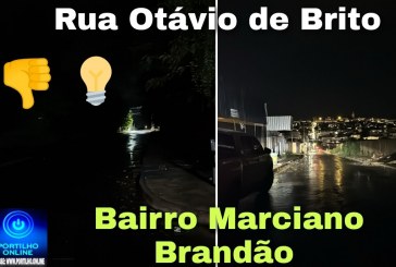 👉💡🔌🫵👎😡🔦💡🕯️🏮Escuridão na Rua Otávio de Brito preocupa moradores e comerciantes